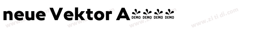 neue Vektor A字体转换